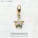 Pendentif étoile de mer dorée pour hommes et femmes breloque en argent Sterling 925 bijoux cadeau