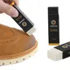 Gomme de nettoyage de chaussures crème naturelle et polyvalente pratique pour l'entretien des