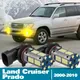 2pcs LED feu antibrouillard pour Toyota Land Cruiser Prado accessoires 2000 2001 2002 2003 2004 2005