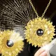Collier avec pendentif tournesol en 100 langues différentes collier de Couple bijou pour amoureux