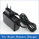 Adaptateur secteur pour Braun Shavers 5020s 5030s 5040s 5050s 5408 s 5190cc prise murale ue 12V