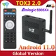 TOBERY-Boîtier Smart TV Android 11 Amlogic S905tage Lecteur MultiXXL Décodeur 2 Stéroïdes R