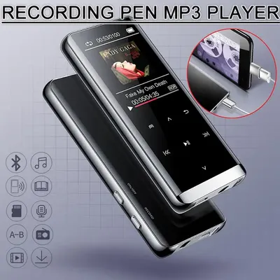 OTG – Mini lecteur MP3 Ultra-mince avec écran tactile de 1.8 pouces bluetooth 4.2 800mah avec