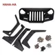 Ensemble de décoration à sourcils pour voiture Jeep Wrangler Axial Scx10 1/10 90046 90047 90048