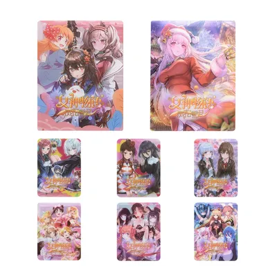 Album de cartes de collection Goddess Story pour enfants carte de chargement cadeau Anime Rick