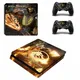 Mortal Kombat-Autocollants Slim pour PlayStation 4 décalcomanies en vinyle pour console et manette