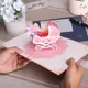 Carte-cadeau de premier anniversaire pour nouveau-né cartes de vministériels x 3D pour baby shower