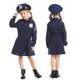Déguisement de Police pour Enfant Fille Costume de Cosplay de Cop pour ixd'Halloween Vêtements