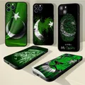 Coque de téléphone drapeau du Pakistan pour iPhone housses de téléphone souples iPhone 14 11 12