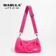 MABULA – sac à bandoulière en fausse fourrure pour femmes à 4 bretelles Chic Hobo hiver voyage