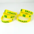 Bracelet en Silicone pour équipe nationale brésilienne 6x pour Football basket-ball Sport