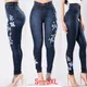 Jean taille haute brodé pour femme pantalon crayon Slim modèle nouveau 2022