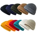 Bonnets Hip Hop à fil court pour hommes et femmes chapeau adulte coréen laine élastique casquette