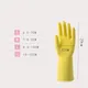 Gants de vaisselle en latex imperméables pour femmes bol de lavage de cuisine domestique vêtements