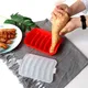 Moule à saucisses en silicone avec couvercle 6 grilles bricolage jambon hot-dog moules