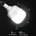 Lanternes portables rechargeables par USB lampe de poche ABS ampoule LED lanterne de camping