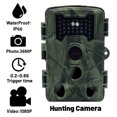 Caméra de chasse étanche 36mp 1080P Vision nocturne à infrarouge détecteur de faune suivi