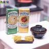 1Set Mini Spaghetti Avec Boîte de Poupée Pâtes Miniature Supermarkt Alimentaire pour Barbies Blyth