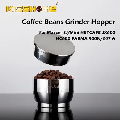 Trémie de broyeur de grains de café en acier inoxydable accessoires ménagers Mazzer SJ Mini