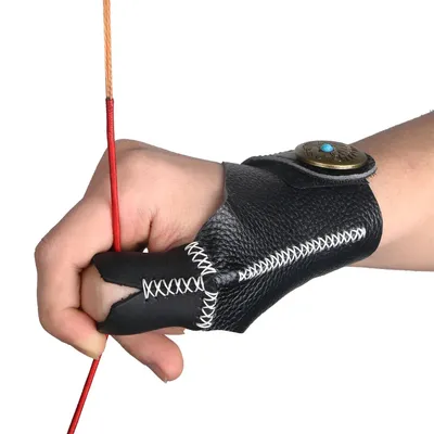 Protège-doigts pour le tir à l'arc fait à la main protège-doigts pour le pouce chasse