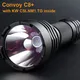 Lampe de poche Convoy C8 Plus KW CSLNM1.TG 6500K lumière blanche 18650 torche EDC lanterne de