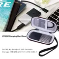 LTGEM – étui rigide de transport noir EVA pour WD passeport SSD stockage Portable de 1 to/2 to/256