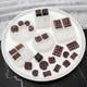 Mini moules en silicone 3D pour strass au chocolat gaufres bougies fudge fondant baies