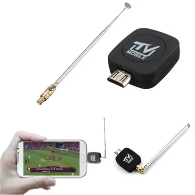 Récepteur d'antenne TV numérique DVB-T micro USB 2.0 75 ohms tuner pour téléphone portable