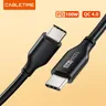 CABLEsmen-Câble USB C vers Type C pour Macbook Pro Matebook X Redmi Note 8 pro Charge rapide 5A