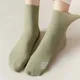 ICE-Chaussettes d'été sans couture pour femmes à l'offre elles en coton solide mi-tube