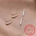 Boucles d'oreilles en forme de goutte d'eau pour femmes et filles en argent Sterling 925 en argent