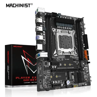 MACHINIST-Prise en charge de la carte mère LGA 2011 Intel Xeon E5 2670 2666 V3 V4 CPU mémoire