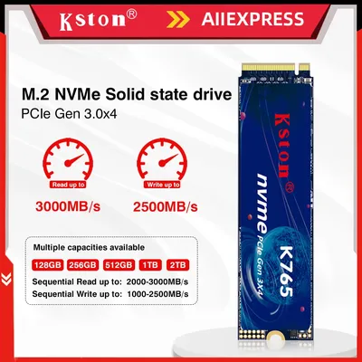 Kston-Disque dur interne M.2 NVMe 128 Go 256 Go 512 Go 1 To 2 To PCIe3.0 Tage Solid State