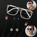 Lunettes de soleil Disney Minnie tureMouse accessoires de lunettes point de dessin animé collier