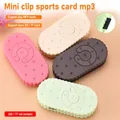 Lecteur de musique de dessin animé mignon pour enfants mini clip portable carte de sport régule