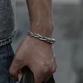 bracelet homme bijoux homme viking cadeau homme Bracelet en argent thaïlandais pour hommes Vintage