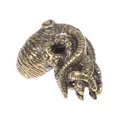 Porte-clé Vintage en laiton tissé couteau poulpe perle Animal de mer pendentifs de lanière pour