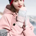 Gants de ski imperméables pour femmes mitaines de sport de plein air anti-ald hiver 1 paire