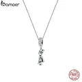 Bamoer – collier pendentif Prince de la mer en argent Sterling 925 chaîne de cou petit Prince