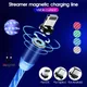 Câble de charge d'éclairage Shoous magnétique pour Samsung A51 A71 A21S S21 S20 FE S10 S9 S8
