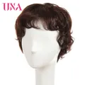 UNA-Perruque Brésilienne Naturelle Non Remy Cheveux Ondulés Densité 150% Document #2/33 #1 # 1B