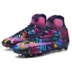 Chaussures de football graffiti unisexes chaussures de football FG chaussettes d'entraînement en