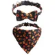 Bavoirs d'halloween pour chiens petits colliers pour chiens cravate écharpe pour chat bandana