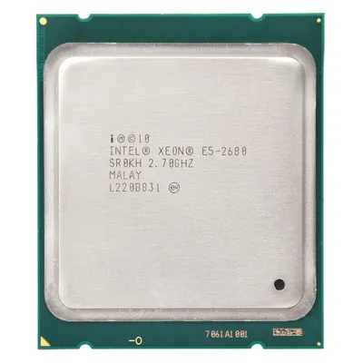 Intel Xeon E5 2680 E5-2680 Processeur 2.7GHz 20M Cache 8ight/s LGA 2011 CPU Convient X79 carte mère