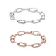 Bracelet en argent regardé 100% pour filles 925 argent lien plus proche convient aux cadeaux de