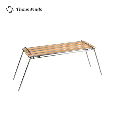 Theus wind – Table pliante rubik's Cube petite Table multifonctionnelle d'extérieur en noyer noir