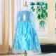 Robe de Barrage Bleu en Tulle pour Bébé Fille Costume de Cosplay Princesse Reine ix Enfant de 3