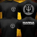 T-shirt militaire pour homme Marine du Nouveau-Mexique Forces spéciales Marina