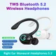 Casque sans fil Bluetooth 5.2 monté sur l'oreille écouteurs à commande vocale casque Hi-Fi stéréo