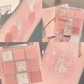 Palette de fards à barrage scintillants maquillage brillant cosmétiques scintillants nude rose